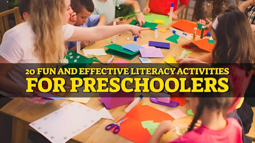 literacy activities for preschoolers